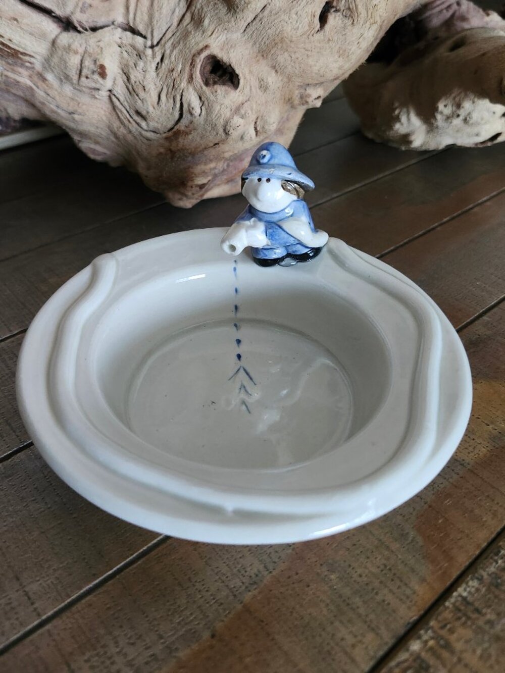 Vintage 1976 FITZ & FLOYD "Little Squirt" Ceramic Novelty Ashtray Trinket Retro